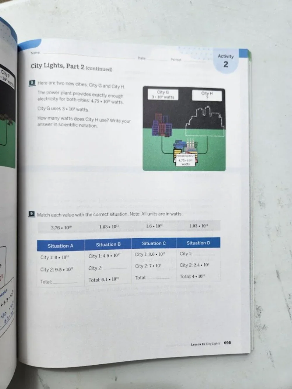 Amplify Desmos Math Grade 8 Volume 2 California Student Edition Book Workbook Ma